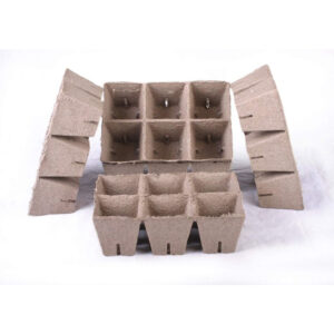 Jiffy Blumentopf quadratisch 8x8x8 cm, 6 Stück