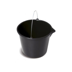 Garten Eimer mit Ausgießer, schwarz 12l