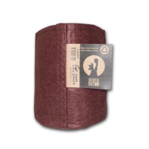 Root Pouch Boxer Brown Textil Blumentopf 15x19 cm - 3.8 l
