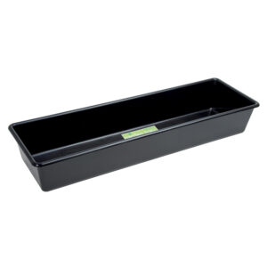 Garland Plastikschale Rectangular Tray Black 80x25x12 cm