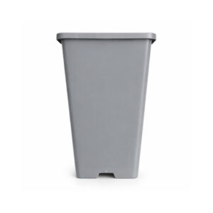 Blumentopf aus Plastik, viereckig 11x11x19 cm - 1.65 l - grau