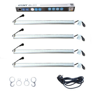 GENT G-LED 26W Linkable x4, für Wachstum 6500K, inklusive Netzkabel