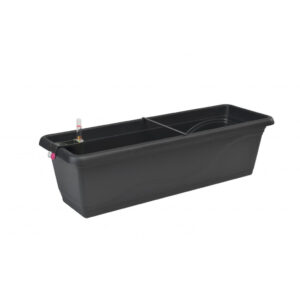 Selbstbewässernder Blumentopf Extra Line SMART, Länge 53cm Anthrazit