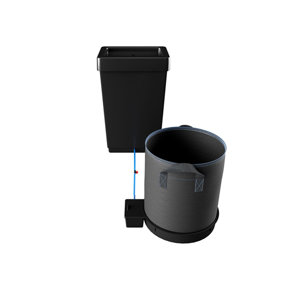 AutoPot System FlexiPot mit jeweils einen Topf und Tank.