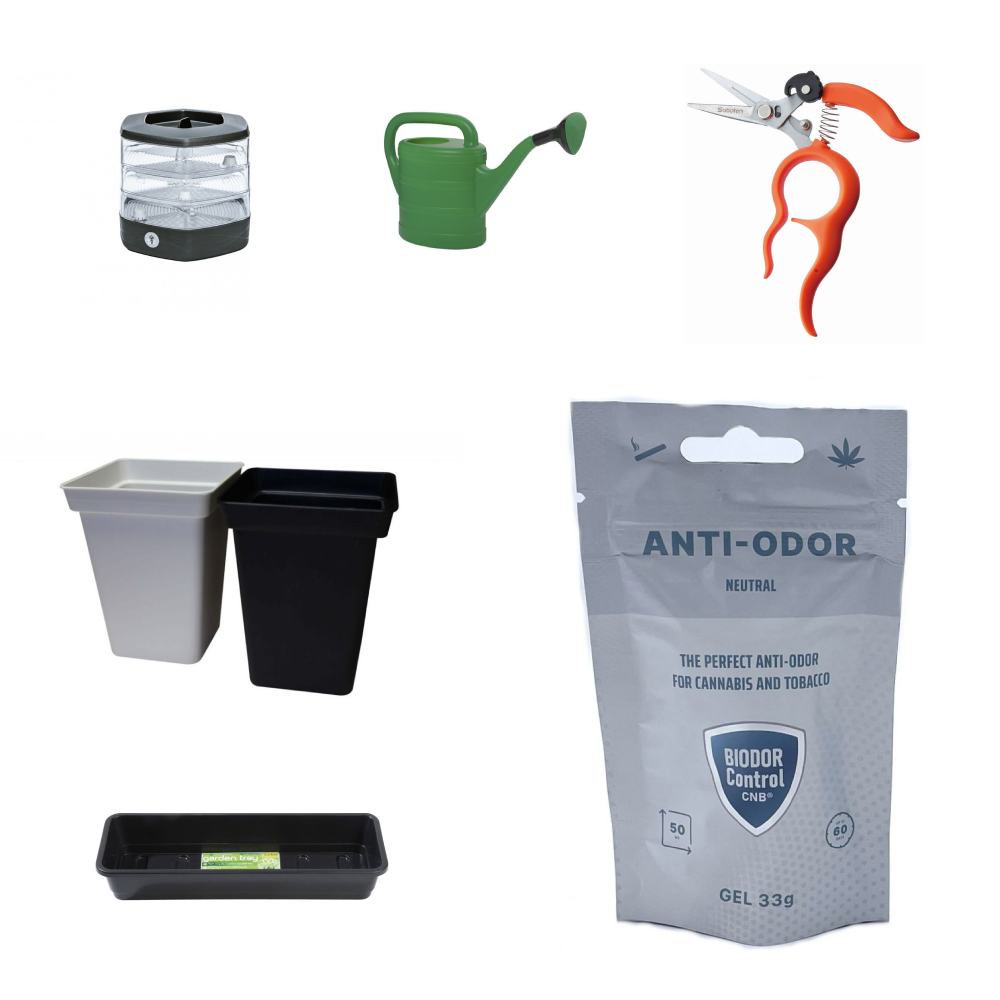 Unser Zubehör zur Anzucht und Klonen von Cannabispflanzen.