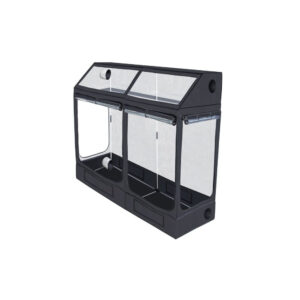 Growtent PROBOX OUTDOORPRO 240L von Garden HighPro in 240x120x220cm ge&ouml;ffnet.