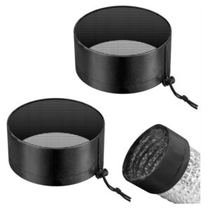 Produktbild: Vivosun Abdeckung für Lüftungsöffnung 150 mm mit elastischem Band und fester Klammer, 2 St.