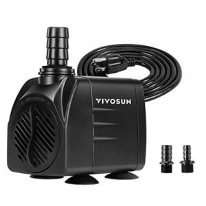 Vivosun Ultraleise Tauchpumpe 480 GPH 1800 l/h, 25 W.